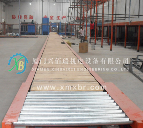 皮帶、隔板輸送線8